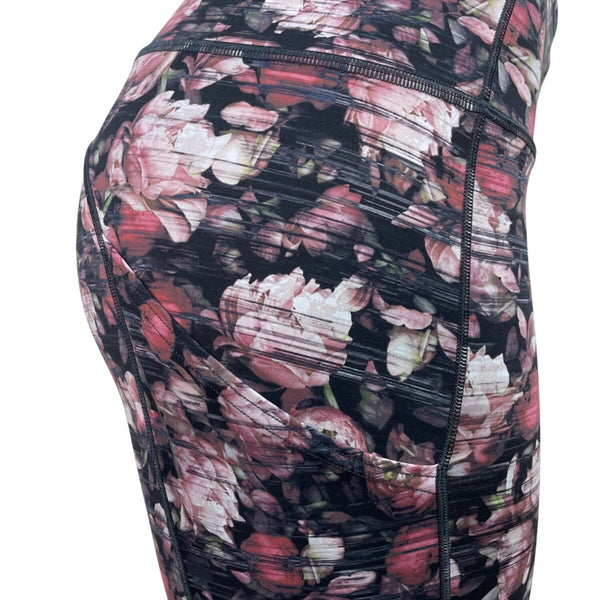 Lululemon Womens Floral Print High-Rise Crop Leggings Size 8