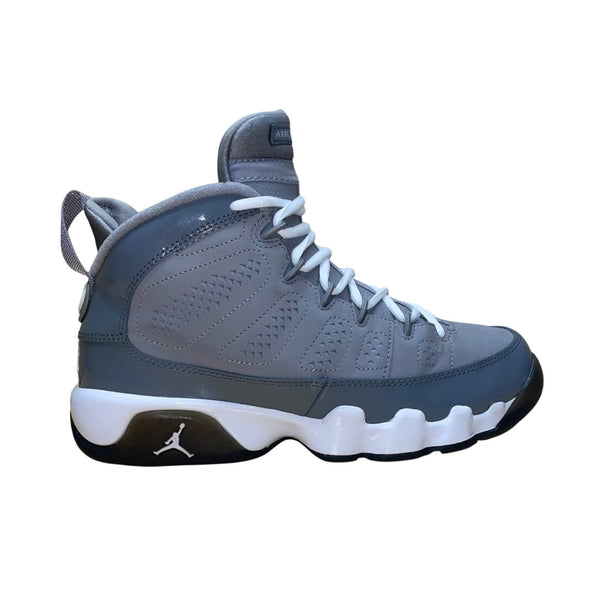 Air Jordan Youth Grey White Cool Grey 9 Retro GS  Athletic Sneakers Size 6.5Y