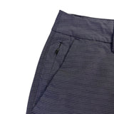 Hang Ten Mens Gray Striped Elastane Flat Front Shorts Size 36