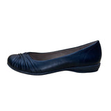 Natural Soul Women’s Black Slip-On All Thru Comfort Girly Flat Shoes Size 10M