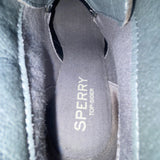 Sperry Women’s Brown Leather Lace-Up Wedge Heel  Casual Ankle Boots Size 7.5M
