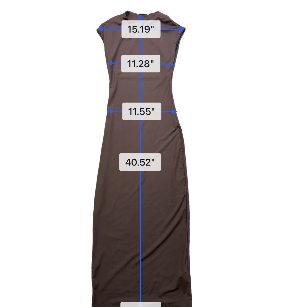 Zara Womens Brown Sleeveless Maxi Dress Size S