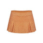 Nike Womens Orange Athletic Dri-FIT Skort Patterned Built-In Shorts Sz L