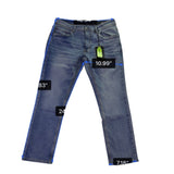 Tpj Mens Blue Denim Slim Fit Jeans Recycled Cotton Spandex Blend Sz 33x28