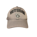 Black Ink Design Mens Charcoal Cotton U.S. Navy Veteran Adjustable Baseball Cap