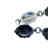 Vintage Silver Oval Concho Belt Engraved Native Arrows Adjustable