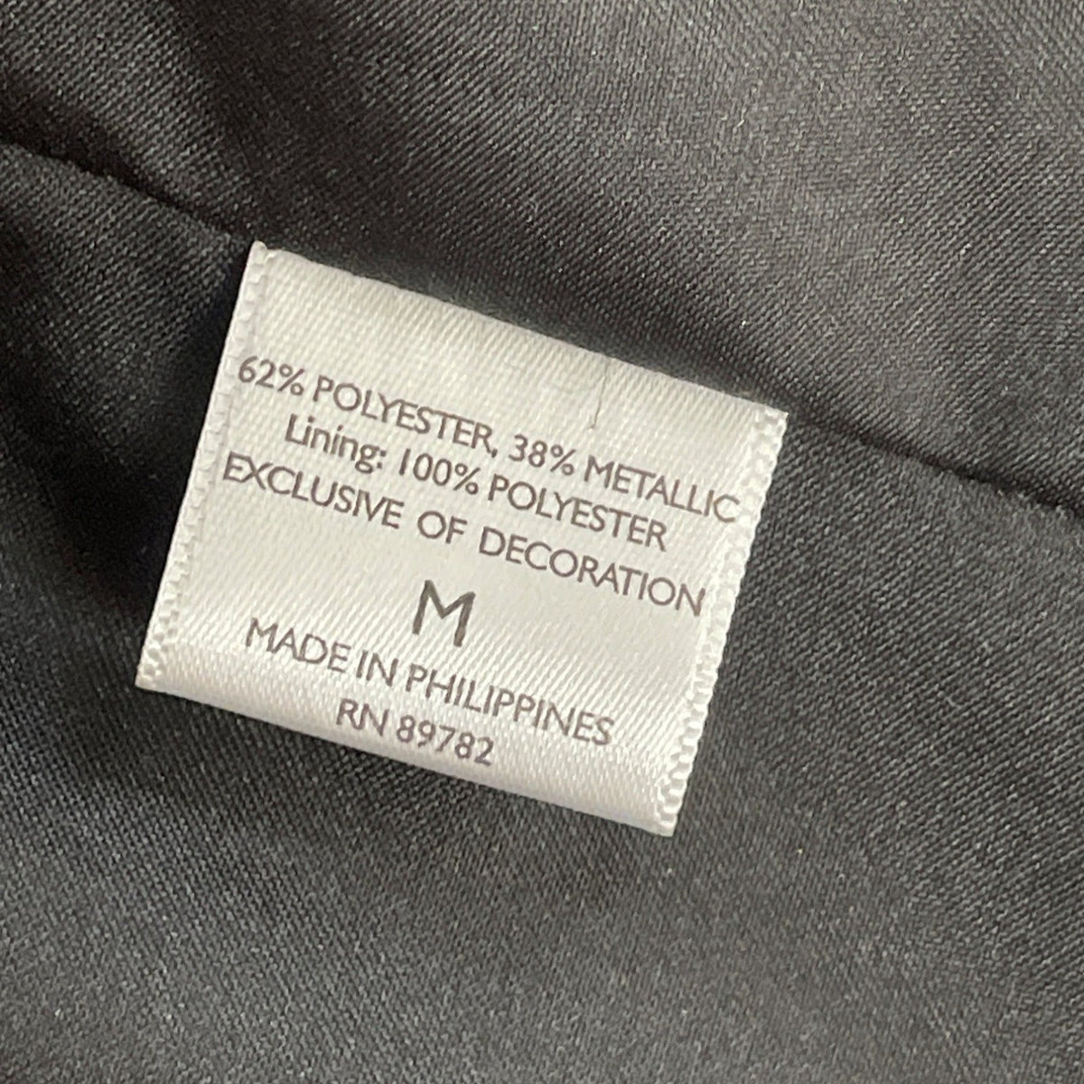 Natori Women's Gold & Black Metallic Brocade Open Front Long Sleeve Coat Sz M