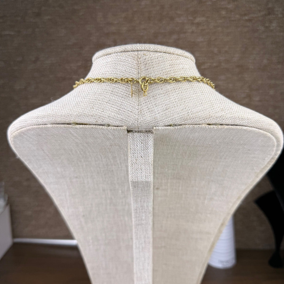 Sarah Coventry Womens Gold Tone Chain Necklace With Amber Accents