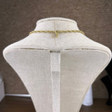 Sarah Coventry Womens Gold Tone Chain Necklace With Amber Accents