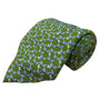 Brooks Basics Green & Blue Silk Dragonfly Pattern Tie Mens Neckwear Classic