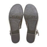 LifeStride Women’s Beige Espadrille Slingback Wedge Socialite Sandals Size 8.5M