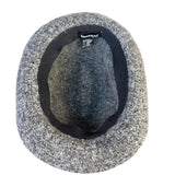 Vivante Womens Gray Wool Angora Blend Textured Bucket Hat
