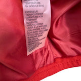 TanJay Womens Red Zip Jacket Petite Lightweight Mandarin Collar Size 6P 