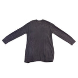 Barefoot Dreams Womens Carbo Cozychic Lite Side Zip Cardigan Size L