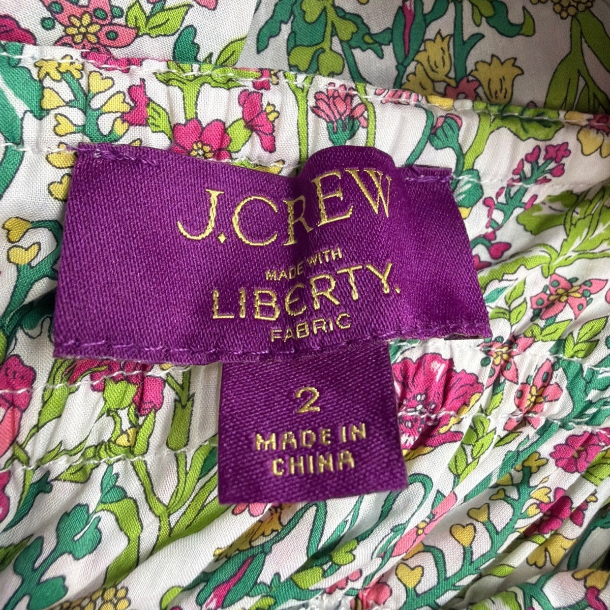 J.Crew Women Multicolor Cotton Maxi Sundress Floral Sleeveless Size 2