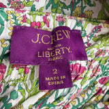 J.Crew Women Multicolor Cotton Maxi Sundress Floral Sleeveless Size 2