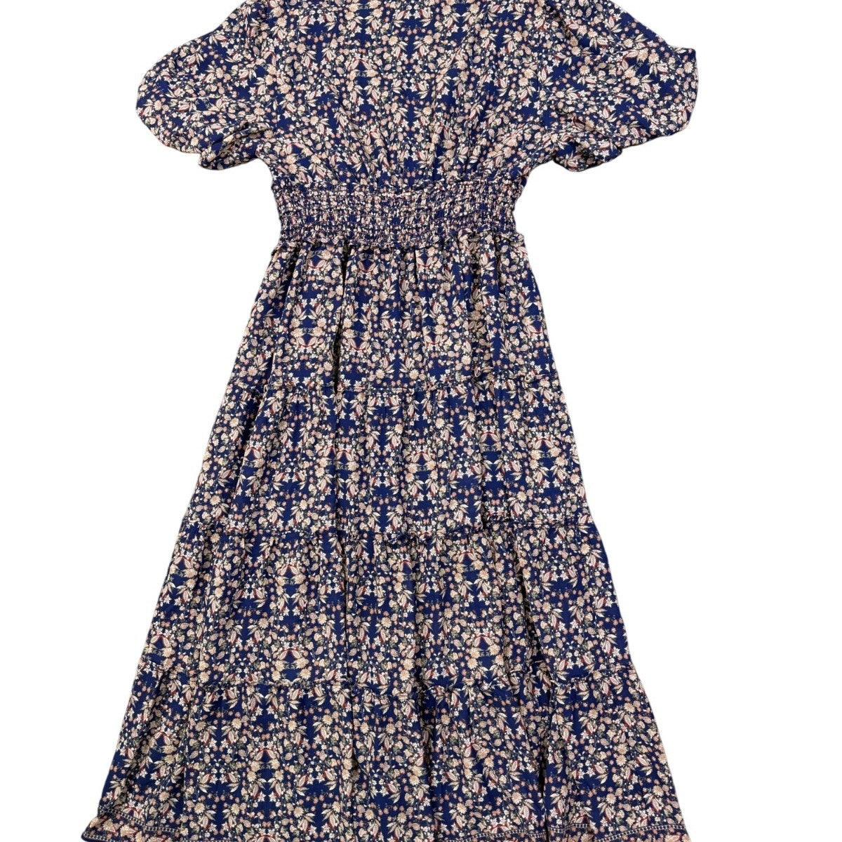 Max Studio Womens Navy Floral Maxi Dress Stretch Lightweight Summer  Sz 1X