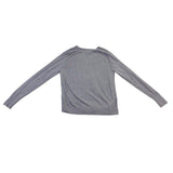 Banana Republic Women Gray V-Neck Sweater Classic Knit Pullover Size S
