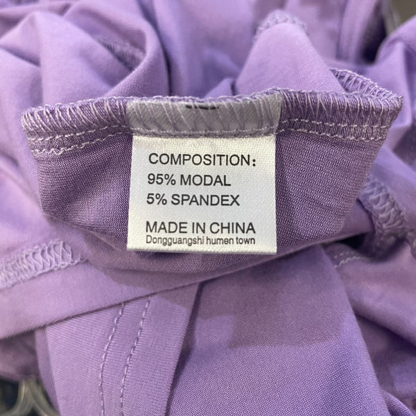 Sleeveless Purple Tank Top With Mesh Back Detail & Split Hem New