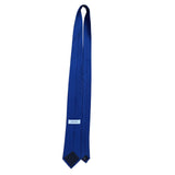 Calvin Klein Mens Blue Silk Tie Geometric Pattern Business Formal Accessory