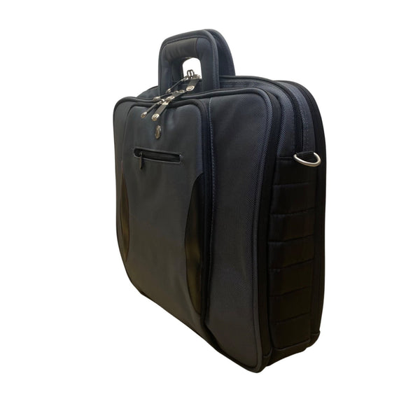 Targus Men’s Blue Nylon With Multiple Compartments Slim Briefcase Laptop Bag