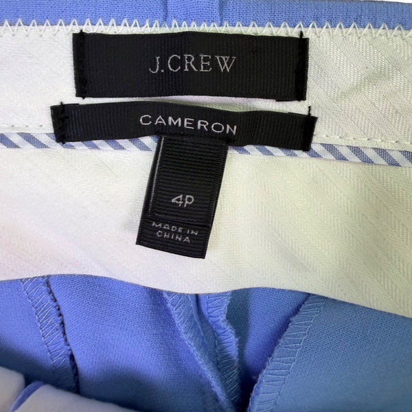 J.Crew Women’s Blue Cameron Slim Fit Pants Size 4P