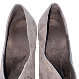 Aerosoles Women’s Taupe Suede Lace-Up Heeled Minor Role Booties Size 8M