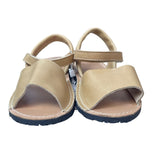 Zara Youth Girl's Light Brown Leather  Strappy Sandals Sz 10.5 - NWT