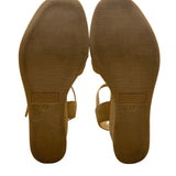 Splendid Women’s Beige Suede Adjustable Strap Espadrille Wedge Sandals Size 8M