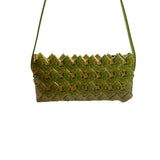 Ecoist Women's Green And Yellow Shoulder Clutch Sz M