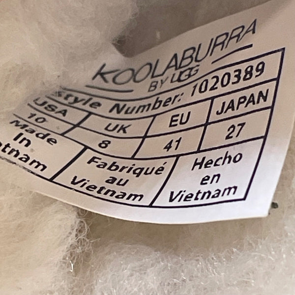 Koolaburra By UGG Women’s Gray Suede Shearling Lining Moccasin Slippers Size 10