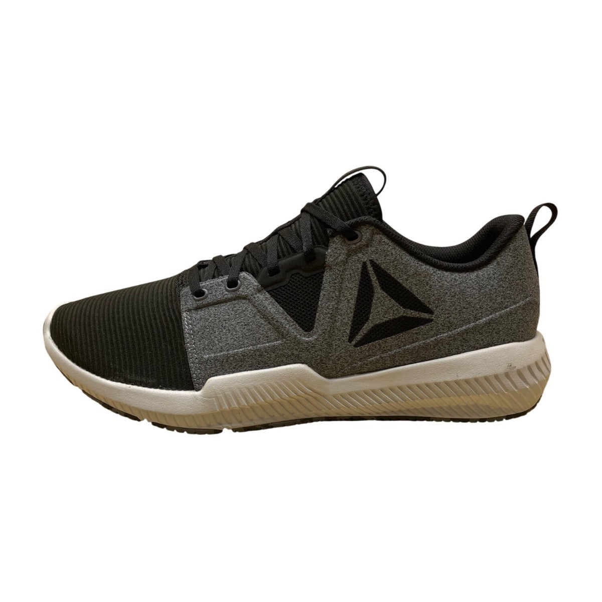 Reebok Men’s Black & Gray Mesh Cushion Sole Athletic Training Shoes Size 10