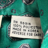 Oscar De La Renta Womens Green Bow Blouse Vintage Retro Style Top Sz 6