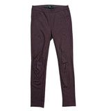 Sanctuary Womens Burgundy Stretch Pants With Geometric Pattern Size S
