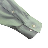 Michael Kors Mens Green Regular Fit Micro Houndstooth Dress Shirt Size 16
