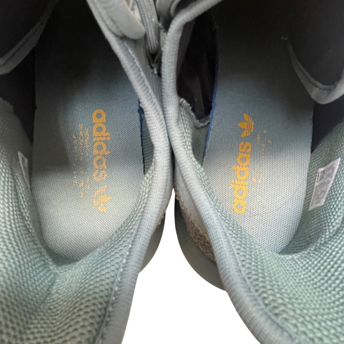 Adidas Men’s Green Knit Lace-Up Tubular Shadow Athletic Sneakers Size 11