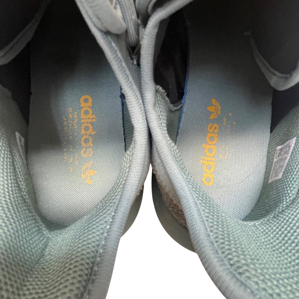 Adidas Men’s Green Knit Lace-Up Tubular Shadow Athletic Sneakers Size 11