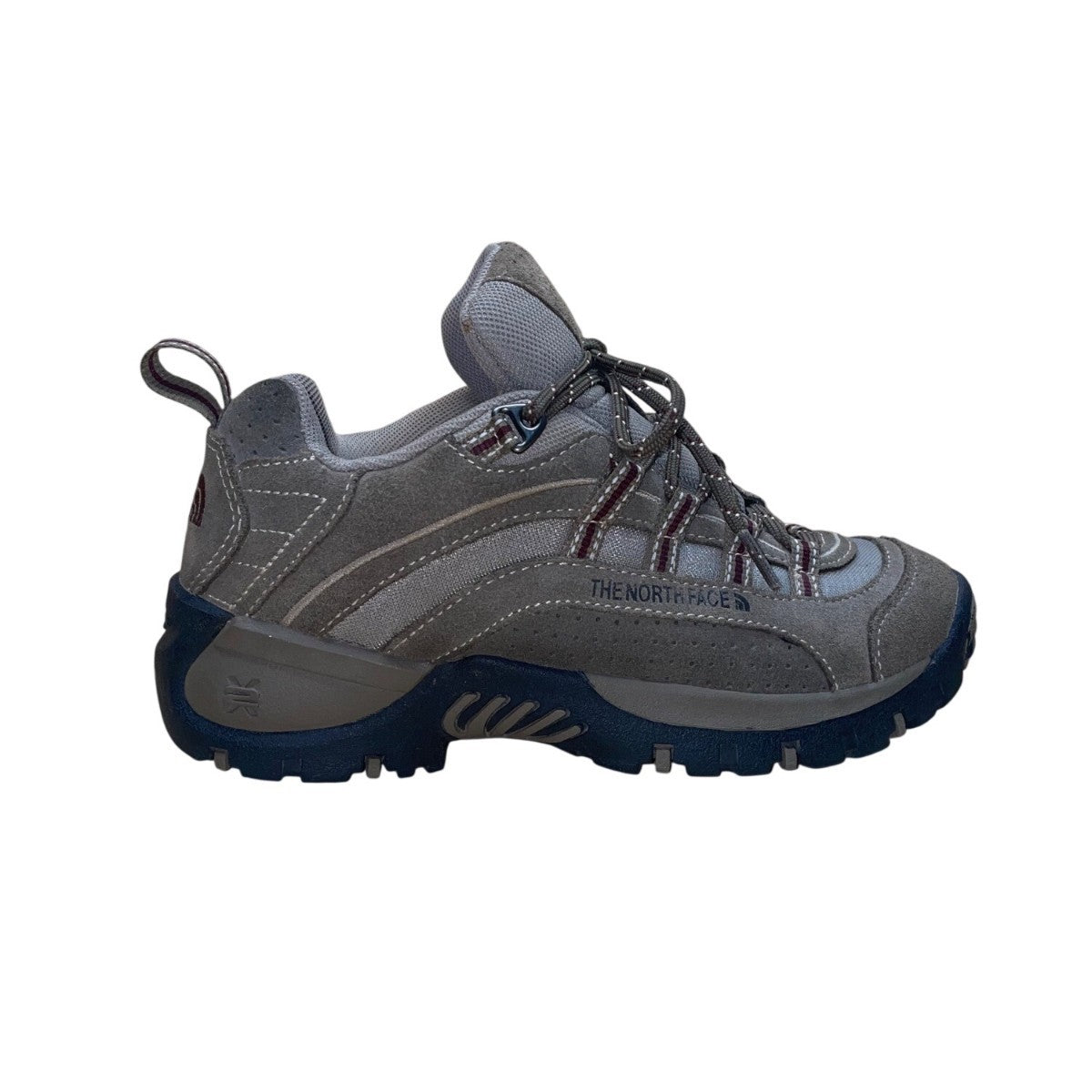 The North Face Women’s Gray Suede & Mesh X2 Trail Hiking Shoes Size 7