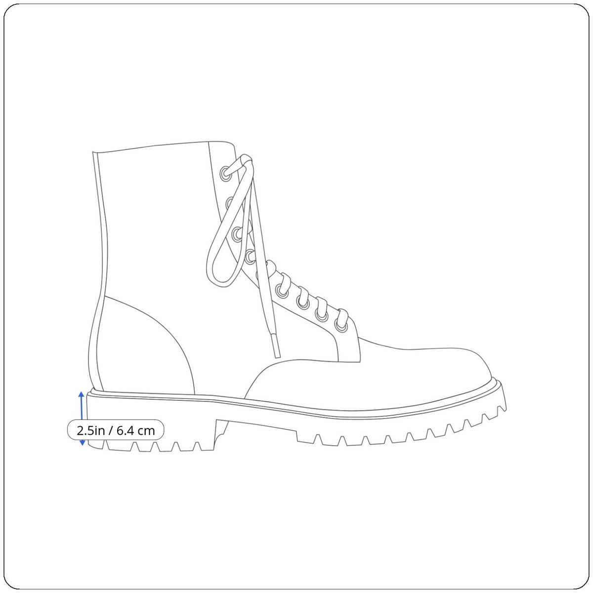 Mia Women’s Beige Side Zipper Chunky Lug Sole Mid-Calf Combat Boots Size 7.5M