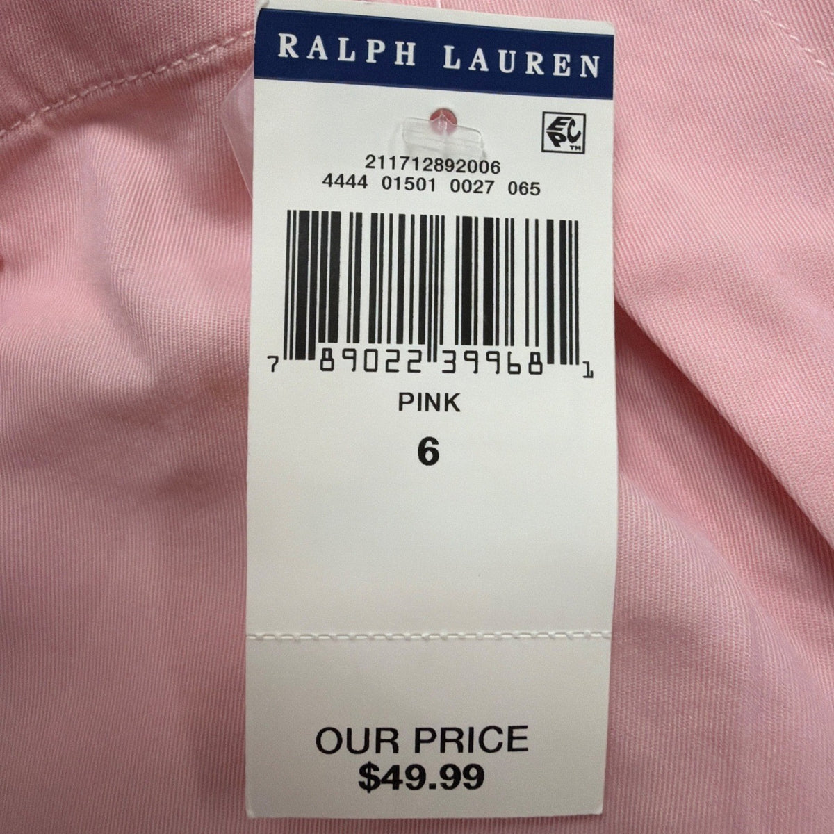 Polo Ralph Lauren Womens Pink Shorts  Casual Lightweight Summer Wear Size 6