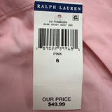 Polo Ralph Lauren Womens Pink Shorts  Casual Lightweight Summer Wear Size 6