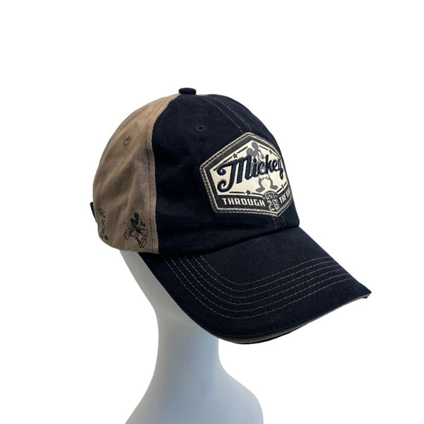 Disney Mens Brown Hat Mickey Baseball Cap Sz 57-62cm