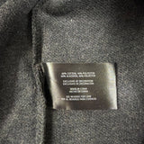 Banana Republic Mens Charcoal Quarter-Zip Pullover Sweater Stylish & Modern Sz L