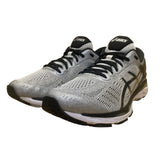 Asics Men’s Silver & Black Mesh Dynamic Duomax Gel Running Shoes Size 10