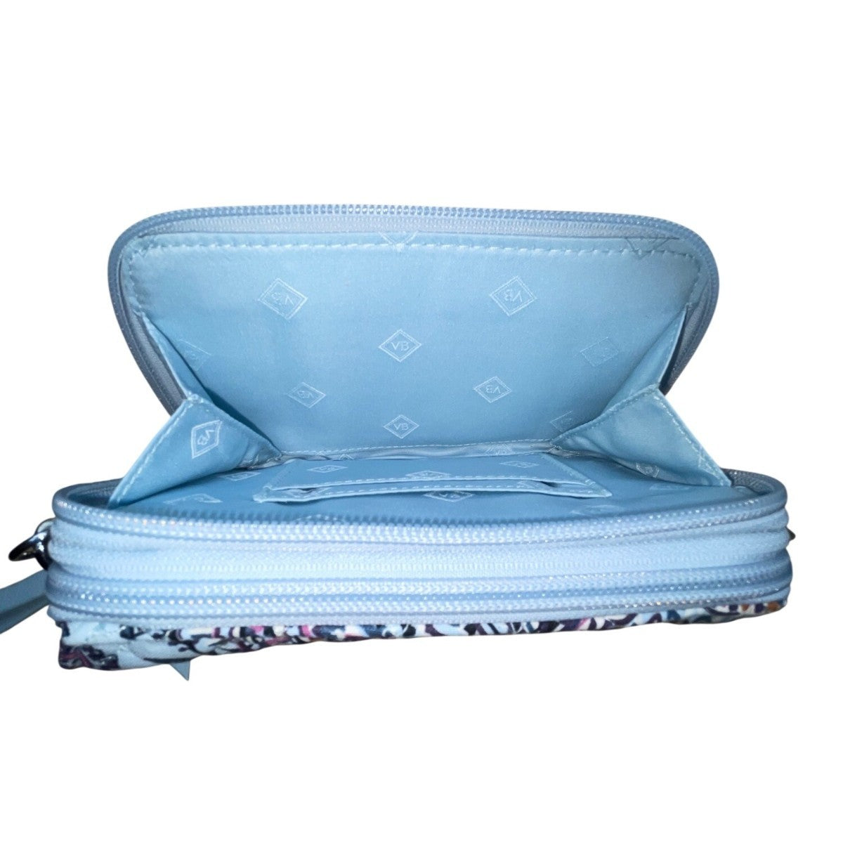 Vera Bradley Women’s Soft Sky Paisley Adjustable Strap RFID All-In-One Crossbody