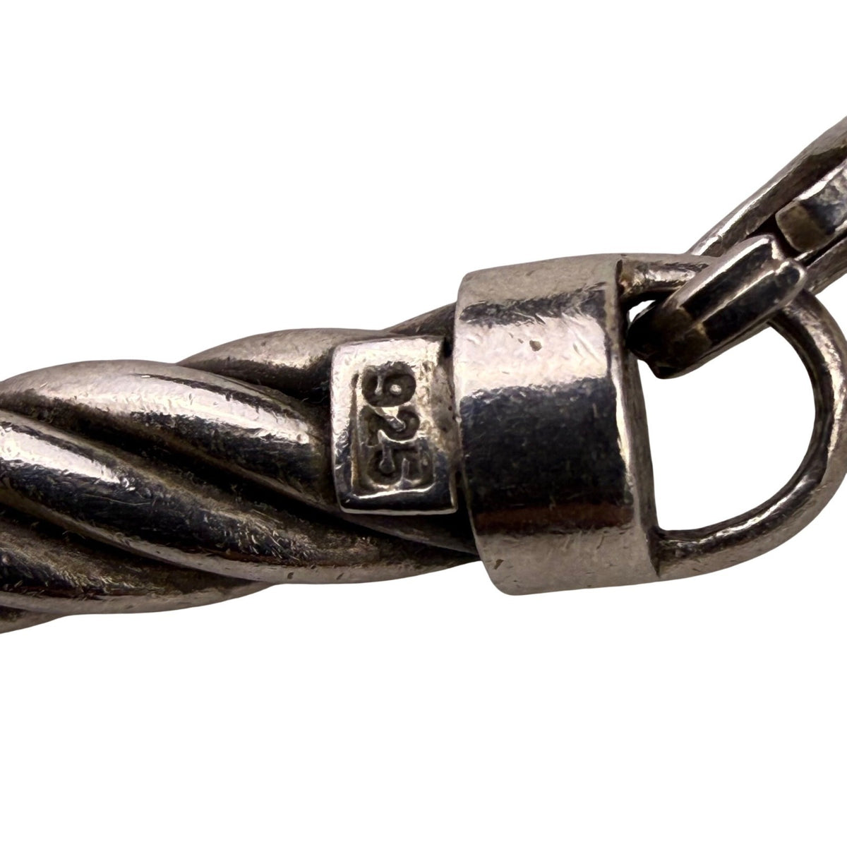 David Yurman Womens  Sterling Silver 925 Twisted Cable Chain Necklace