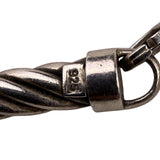 David Yurman Womens  Sterling Silver 925 Twisted Cable Chain Necklace