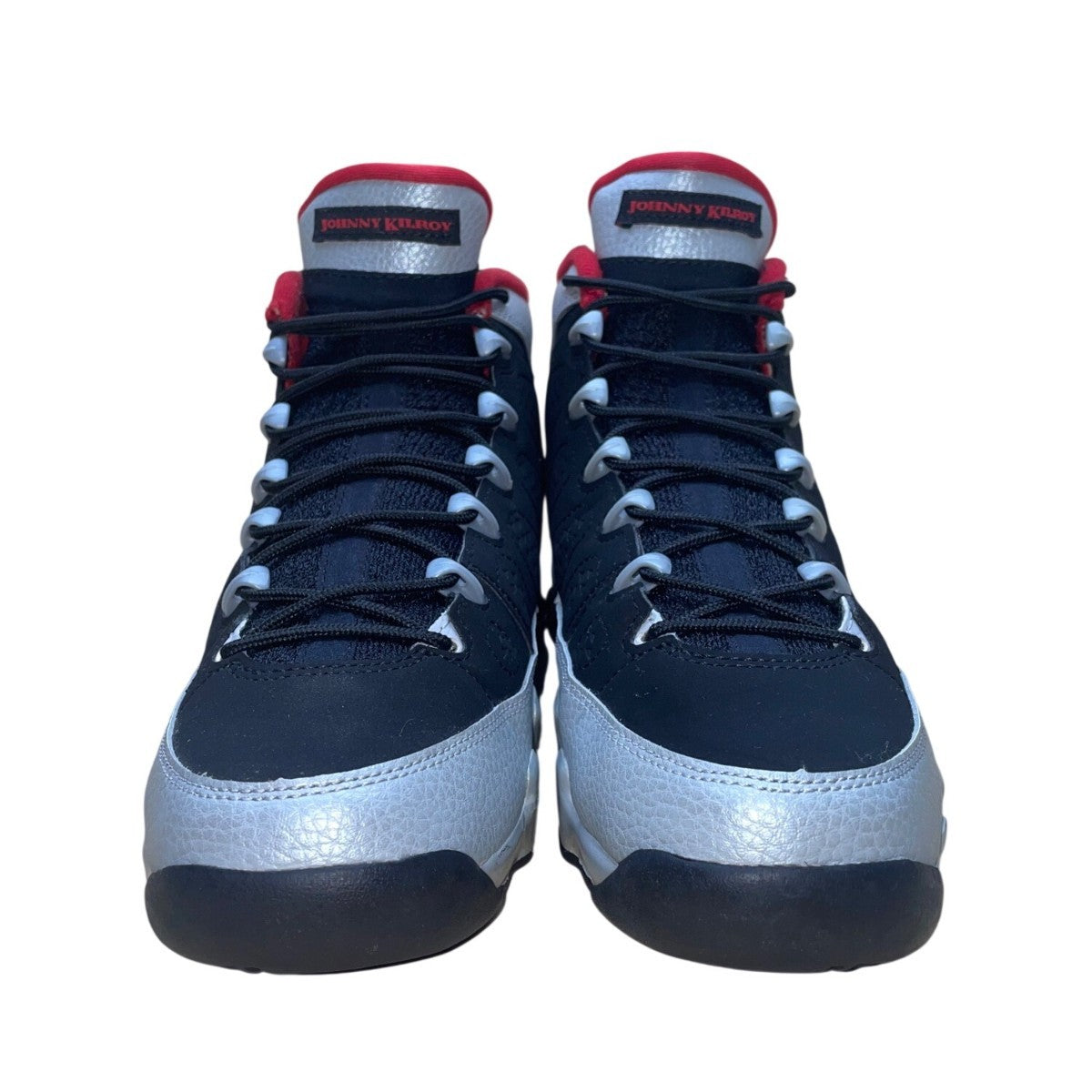 Air Jordan Youth Black& Red Leather Retro 9 Johnny Kilroy Sneakers Size 6.5Y