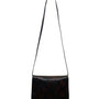 Vintage Bloomingdales 80’s Women’s Black/Brown Leather Snake Print Shoulder Bag