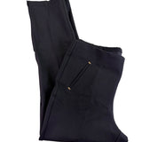 Chicos Womens Black Rayon Blend Slim Pants Slim Mid-Rise  Size 1.5 US 10